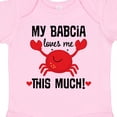 thumbnail image 4 of Inktastic My Babcia Loves Me Grandson Boys or Girls Baby Bodysuit, 4 of 5
