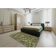 thumbnail image 5 of Ahgly Company Machine Washable Indoor Square Transitional Brass Green Area Rugs, 7' Square, 5 of 7