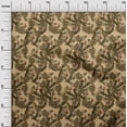 thumbnail image 3 of oneOone Cotton Poplin Twill Tawny Brown Fabric Tropical Dress Material Fabric Print Fabric By The Yard 56 Inch Wide, 3 of 5