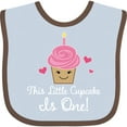 thumbnail image 3 of Inktastic 1st Birthday Cupcake Girls Cute Girls Baby Bib, 3 of 4