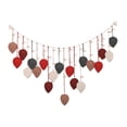 thumbnail image 4 of Esquirla Leaves Woven Tapestry Bohemian Macrame Wall Hanging for Bedroom Nursery Room Red, 4 of 8