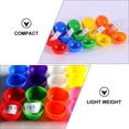 thumbnail image 4 of KAKOWELY raffle balls 50Pcs Lottery Balls Colored Raffle Balls Openable Raffle Balls Small Lottery Balls Table Game Balls1.57"X1.57"X1.57", 4 of 4
