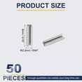 thumbnail image 2 of Pasador de resorte ranurado Uxcell de acero inoxidable 304, pasadores de resorte divididos para mejoras en el hogar, reparación de máquinas automotrices 5/64" x 5/16" (2.2mm x 8mm) 50, 2 of 7