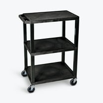 A-TO-Z SUPPLY WT34S Tuffy Utility Cart - Three Shelves