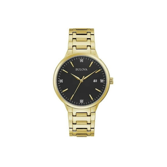 Bulova Gold-Tone Mens Watch 97D122