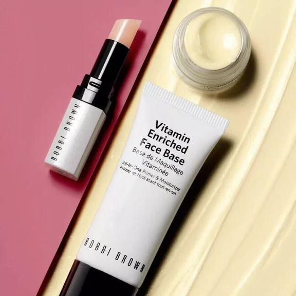 Bobbi Brown Elevated Essentials Skincare Set- Travel Vitamin Enriched Face Base, Eye Base, & Extra Lip Tint