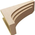thumbnail image 6 of 11"W x 33"D x 22"H Classic Rockford Rough Cedar Woodgrain TimberThane Corbel, Primed Tan, 6 of 6
