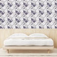 thumbnail image 4 of Ambesonne Vintage Peel & Stick Wallpaper for Home, Blooming Magnolia Buds, 13"x36", Dark Mauve Pale Grey, 4 of 6