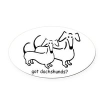 CafePress - Got Dachshunds? - Oval Car Magnet