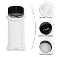 thumbnail image 2 of AMERTEER Spice Jars Plastic Containers Bottles Shaker Bulk Empty Seasoning Lids Spices Square Storage Clear Bottle, 2 of 6