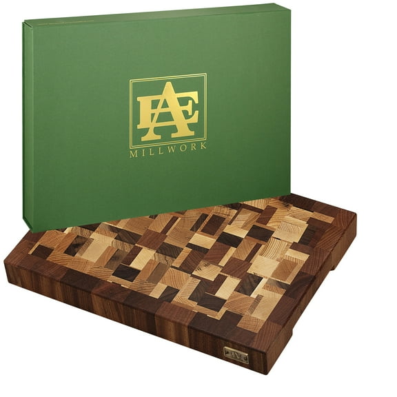 Montage Cutting Board Mix 7 Woods End Grain Handmade