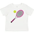 thumbnail image 3 of Inktastic Pink Tennis Racket and Ball Boys or Girls Baby T-Shirt, 3 of 5