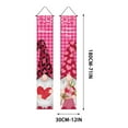 thumbnail image 2 of Valentine’s Day Romantic Red Door Couplets & Hanging Banners - Festive Party Decor for Home Celebrations, Durable Fabric Ornaments to Enhance Romantic Ambiance, Easy to Hang/Reusable, 71*12in, A, 2 of 5