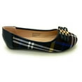 thumbnail image 2 of Three Solid Bow Plaid Ballerina Flats, 2 of 4