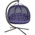 thumbnail image 3 of Hanging Pumpkin Loveseat Chair Flower of Life, 3 of 3