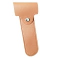 thumbnail image 2 of Estuche de Viaje para afeitadora, accesorios de afeitado, bolsa portátil para recortar barba, organizador de barba, bolsa de cuero PU para el día Textura Marrón, 2 of 9