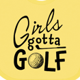 thumbnail image 4 of Inktastic Girls Gotta Golf Girls Baby Bib, 4 of 4
