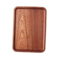 thumbnail image 4 of Bandeja de servir de madera, plato para aperitivos, plato para frutas, bandeja para mesa de té y café, natural 18cmx25cmx15cm, 4 of 9