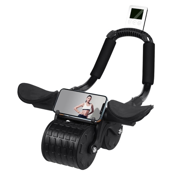 Rueda Ab Roller Tixahi con temporizador, rebote automático, color negro
