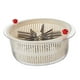 thumbnail image 4 of Cesta de Drenaje Multifuncional para Cocina con Diseño de Cepillo Rotatorio Colador para y Fresas Recipiente para Lavar Verduras y Escurridor de, 4 of 7