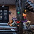 thumbnail image 2 of Large Crashing Witch Halloween Decorations(42.5" H), Crashing Witch into Tree, Outdoor Indoor Crashed Witch Props Halloween Hanging Decorations, 2 of 5