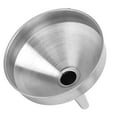 thumbnail image 3 of Kitchen Gadgets Stainless Steel Funnel Thickened Kitchen Funnel For Transferring Of Liquid Dry Ingredient13cm, 3 of 8