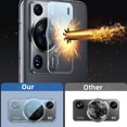 thumbnail image 4 of 1-2 Pcs 3D 9H Vidrio Templado Curvo Para Huawei P60 Pro P60Pro HuaweiP60 HuaweiP60Pro Protector De Pantalla De Lente De Cámara Cobertura Completa De Película De Trasera, 4 of 4