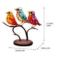 thumbnail image 3 of BadyminCSL Household Items on Clearance under $10 Colorful Bird Decorations, Home Decoration Decorations, Flower Bird Pendants, Bird Group Decorations, 3 of 4