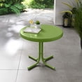 thumbnail image 4 of Afuera Living Table d'Appoint de Patio Moderne Rétro en Métal, Vert Oasis, 4 of 7