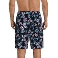 thumbnail image 3 of Daiia Love Butterflies Mens Woven Stretch Pajama Short,Short Pajama Pants-X-Large, 3 of 9