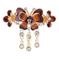 thumbnail image 2 of Womens Hair Clips Alloy Paint Ethnic Style Personalized Hairpin Butterfly Headdress Ponytail Clip, 2 of 4