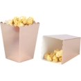 thumbnail image 1 of Rose Gold Popcorn Boxes Cardboard Container for Party Supplies,Pack of 36, 1 of 4