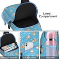 thumbnail image 2 of Dog and Nature Artwork Sling Backpack for Pet Lovers, Cute Puppy Pattern Crossbody Bag with Trees and Paw Print Design, Travel Daypack, 2 of 4