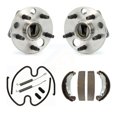 thumbnail image 1 of Transit Auto Rear Drum Brake Shoe & Hardware and Wheel Hub Bearing Assembly Kit for Car 2003-2005 Pontiac Sunfire Chevrolet Cavalier Non-ABS - Left Right Side (Driver Passenger) K7D-100894, 1 of 11