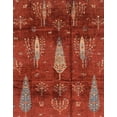 thumbnail image 1 of Ahgly Company Machine Washable Indoor Rectangle Abstract Red Area Rugs, 4' x 6', 1 of 7