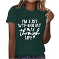 thumbnail image 1 of Birdeem Femmes Filles Grande Taille T-Shirts Imprimés Manches Courtes Col Rond T-Shirt Blouse Hauts, 1 of 11