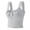 WenDA04_Grey, variant on Cropped Tank Tops for Women Trendy Slim Fit Tie Bustier Wide Strap Sleeveless Cami Shirts Going Out Crop Tops for Women Summer Clothes Yellow, M
