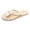 Beige, variant on Women's Summer Casual Flat Sandals Open Toe Flip Flops For Beach And Everyday Wear Comfortable -On Footwear