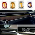 thumbnail image 3 of Mightlink Moulding Trim Super Elasticity Direct Replacement Wear-resistant Electroplating Flexible Decorate Waterproof DIY Car Interior Moulding Trim Decorative Line Strip for Automobile, 3 of 7