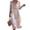 15# Wine, variant on Summer Dresses for Women 3/4 Sleeve Floral Pleated Lace Boho Beach Dresses Wine S