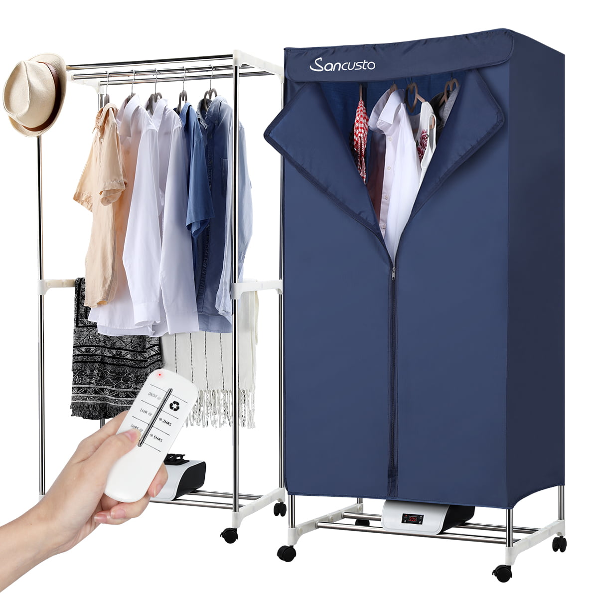 Details about   Portable Air Heater Clothes Dryer Rack Folding Drying Machine  Washers & Dryers 