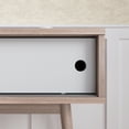 thumbnail image 4 of MAYEERTY Natural Entryway Console Table with Sliding Doors & Storage, Sofa Table for Hallway & Living Room, 4 of 4