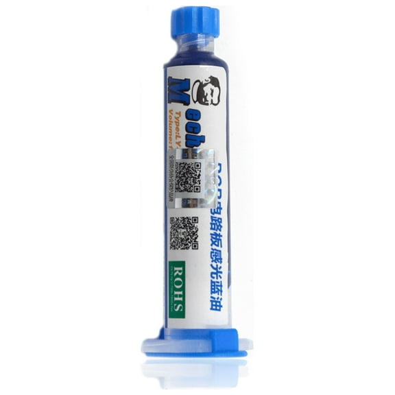 Replacement UV Solder Mask Blue 10mL (Mechanic)