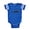 Royal Blue, variant on CafePress - Red Eye Crocodile Skink - Cute Infant Baby Football Bodysuit