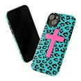thumbnail image 3 of Bold Leopard Print Phone Case with Pink Cross, Vibrant Animal Pattern iPhone Cover, Stylish Protective Case for iPhone 16 15 14 13 12 11 Pro Plus Mini, 3 of 6