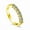 70-point moissanite diamond (golden), variant on Moissanite Ring With Full Handset S925 Silver For Elegant Styling
