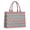 Red Teal Checkerboard, variant on Large Capacity Tote Bag,Black and White Small Checkered Pattern Handbag Fashion Luxury Tote Bag,15.7"x13"x 5.1" Inches,Laptop Compatible