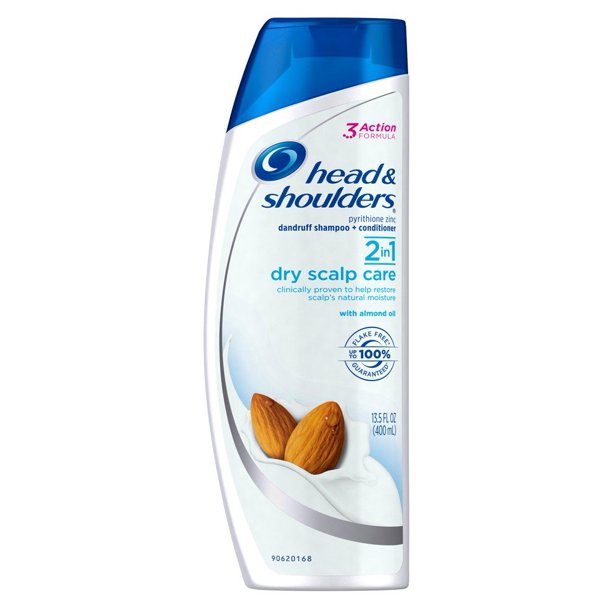 Head & Shoulders 2 In 1 Dry Scalp Dandruff Shampoo 14.2 Oz (Pack Of 6