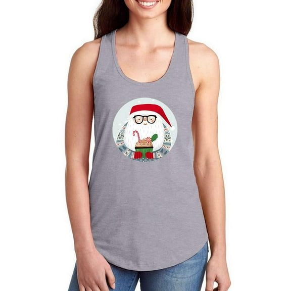 Santa's Foodtruck Collection C. Racerback Tank Women -Victoria Borges Designs, Female x-Large