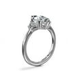 thumbnail image 2 of 1.00 Ct Marquise Cut Natural Diamond Stylish Three Stone Ring for Anniversary Solid 950 Platinum Size 4, 2 of 9